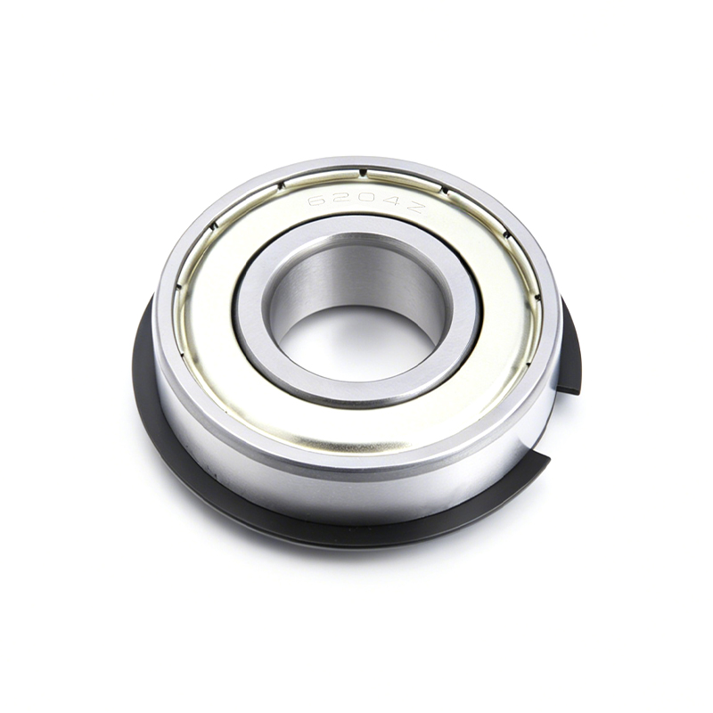 El rodamiento de bolas 6204ZZNR está doblemente blindado con un anillo elástico y presenta un rendimiento de grado industrial